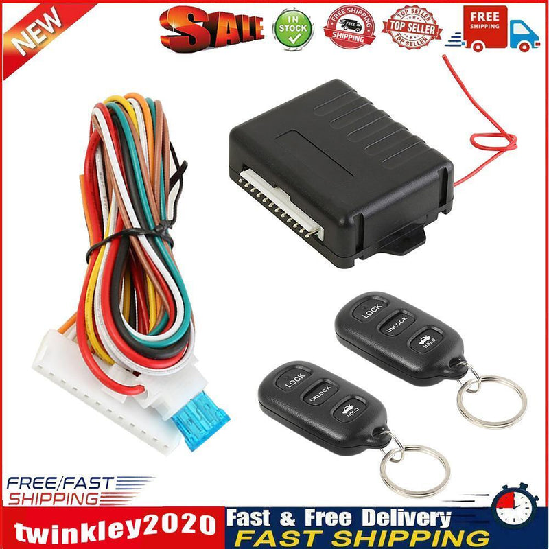 Car Remote Central Door Lock Kit Auto Keyless Entry Alarm System 410/T126 Newly