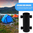 Awning Rod Holder Outdoor Camping Iron Canopy Rod Reinforced Tent Fixed Tub