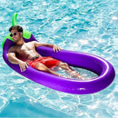 Inflatable Foldable Floating Row Swimming Pool Summer Water Chair Beach Toys