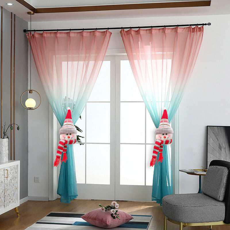 Creative Christmas Rubber Band Curtain Buckle for Home Living Room Bedroom Decor