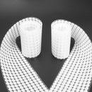500 Pairs Double-sided Adhesive Fastener Tape Hooks Loops Disks White 10mm Newly