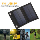 Waterproof 6W Power Bank Charger Solar Cells Battery Pack 5V USB Solar Pane