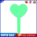 100pcs Plant Markers Garden Vegetable Heart Shape Tag Yard Label (Green)