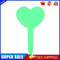 100pcs Plant Markers Garden Vegetable Heart Shape Tag Yard Label (Green)