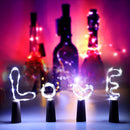 1pc 1m LED String Light Cork Button Copper Wire Fairy Lamp (Cold White) Newly