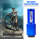 MOTSUV 4mm Bicycle Cable Adjuster Screw Derailleur Shift Line Bolt (Blue) Newly