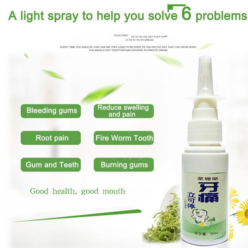 Instant Teeth Treatment Relief Toothache Spray Effective Dental Pain Care#