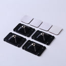 4pcs Universal Storage Box Caster Wheel Self Adhesive Pulley Ball (Black) Newly