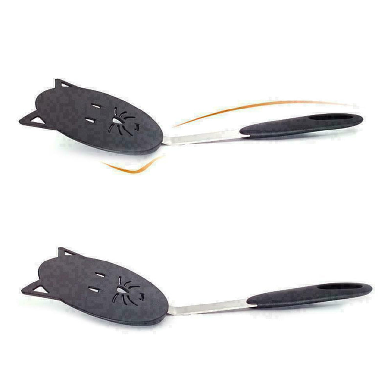 Cute Cat Spatula Black Nylon Nonstick Spatula Heat Flipper W9X3 Hot Z4M6 G1N4