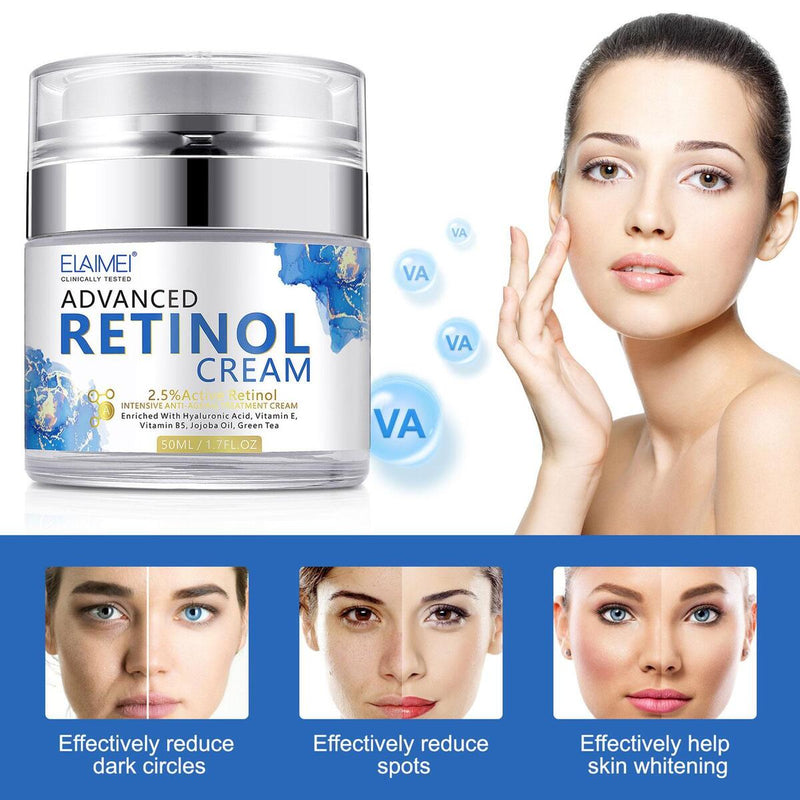 Elaimei Retinol FACE CREME Vitamin A AntiAging AntiFalten Akne Feuchtigkeitscr_