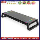 T1 Universal Monitor Stand Riser RGB 4 USB Charging Desk Organizer Support Rack