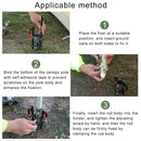 Steel Ground Nail Awning Rod Holder Fixing Pipe Tent Pole Sunshade Pole