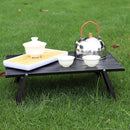 Camping Foldable Table Stove Stand Outdoor Hiking Picnic Desk (A Black) Newly