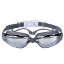 Waterproof HD Eyewear Adults Anti-fog Diving Goggles Earplug Kits (Grey)