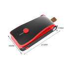 Heat Bag Sealing Machine Package Food Snack Bag Sealer Gadgets (Black Red)