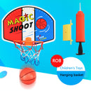 Plastic Hanging Basketball Hoop Set Outdoor Kids Basketball Board Frame Toys