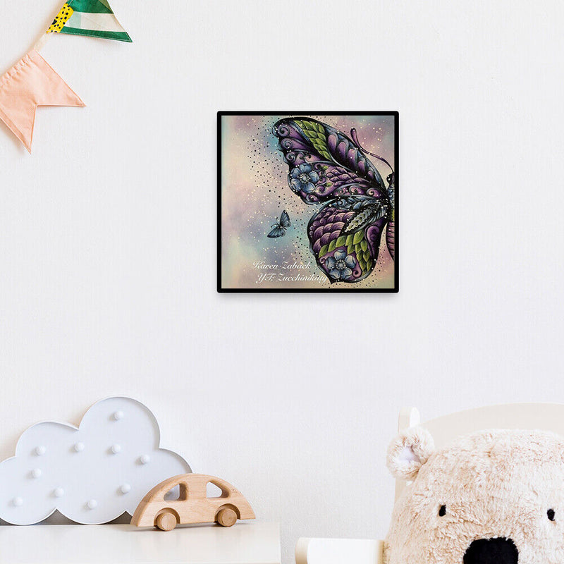 Half Butterfly Oil Paint By Numbers Kits DIY Handpainted Animal Wall Art