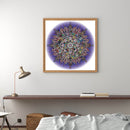 Handmade DIY Full Square Drill Diamond Painting 5D Datura Poster for Home