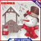 Oil Paint By Numbers Snowman Frameless Picture Craft Kit for Home Living Room