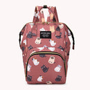 Fashion Women Printing Mummy Diaper Bag Nappy Large Handbag (Cartoon Cats)