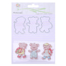 Bear Silicone Stamp+Metal Cutting Dies Stencil Frame Scrapbook Album Decor