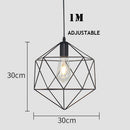 Lamp Pendant Hanging Light Simple Design Chandelier Nordic Style E27 Holder