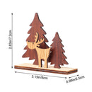 Gift Wooden Assembled Elk Ornaments Elk Pendant Elk Craft Wooden Elk Tree