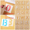 Decorative Layering Stencils Alphabet Number  Embossing Template Scrapbooking