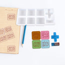DIY Crystal Epoxy English Greetings Word Silicone Stamp Mold Manual Crafts Gifts