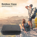 Outdoor Waterproof Sealed Box Shockproof EDC Tools Storage Case (Black XL)