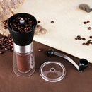 Manual Coffee Grinder Adjustable Knob Setting Coffee Bean Mill Stainless Steel
