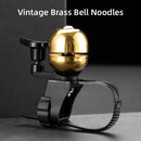 Portable Bicycle Scooter Retro Bell Ring Road Bike Handlebar Horn (Golden) Newly