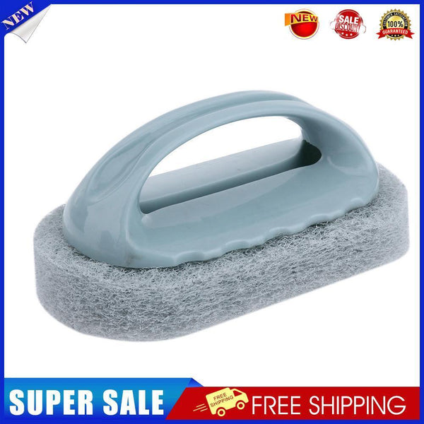 Sponge Strong Decontamination Cleaning Brush Tiles Pot Washing Brush(Blue)