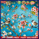 5D Full Round Drill Diamond Painting Flower Bird Mosaic Picture DIY Rhineston