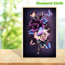 5D Full Drill Diamond Painting Flower Butterfly Embroidery Kits Home Needlewo