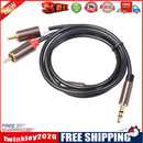 3.5mm Jack to 2 RCA AUX Audio Cable 1/8 Male to 2RCA Male Splitter (1m)