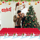 Disposable Xmas Dining Table Cloth Waterproof Coffee Desk Cover Festive Supplies