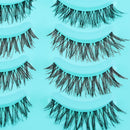 Cosmetic Long Thick Cross False Eyelashes Handmade Eye Lashes Extension Black