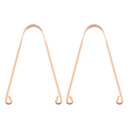 Copper Tongue Scraper  Cleaner Stainless Steel Dental Cleaning Oral Hygiene