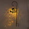 LED Shower Solar Light String Star Bottom Hollow Out Yard Lamp (Bracket B) Newly