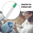 Knitting Needle Storage Organizer Hand Sewing Needle Storage Tube (Green) Newly