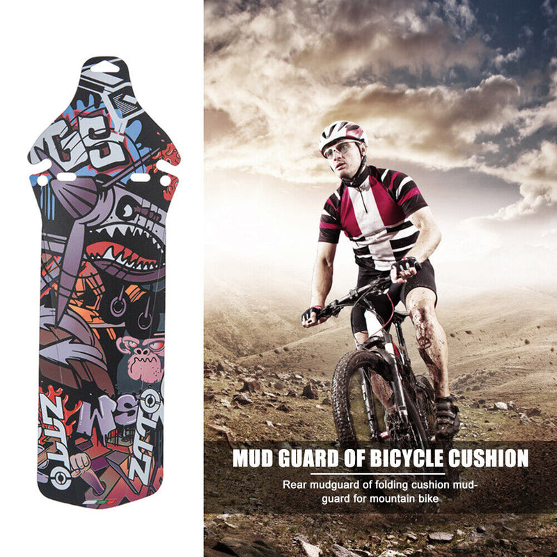 Bicycle Seat Fender Saddle Mud Guard Removable Rear Cushion Mountain Bike F