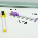 8pcs 1Set Magnetic White Board Marker Pens, Erase Dry White Eraser, Colour B3V0
