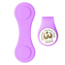 Golf Hat Clip Magnetic Golf Ball Marker for Position Calibrating (Purple)
