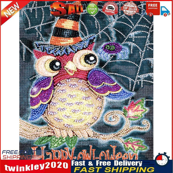 Diamond Painting Kit 5D Special Shaped DIY Owl Letters Rhinestone Pictures Newly
