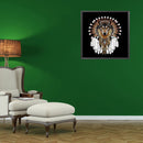 5D DIY Diamond Painting Kits Wolf Dream Catcher Full Round Drill Wall Decor Art