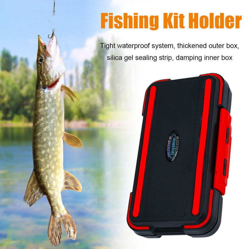 Fishing Tackle Box Fish Bait Lure Hook Holder Waterproof Storage Case Organizer