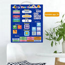 Bag Daily Preschool Chart Board Kids Calendar Schedule Pocket Chart Education