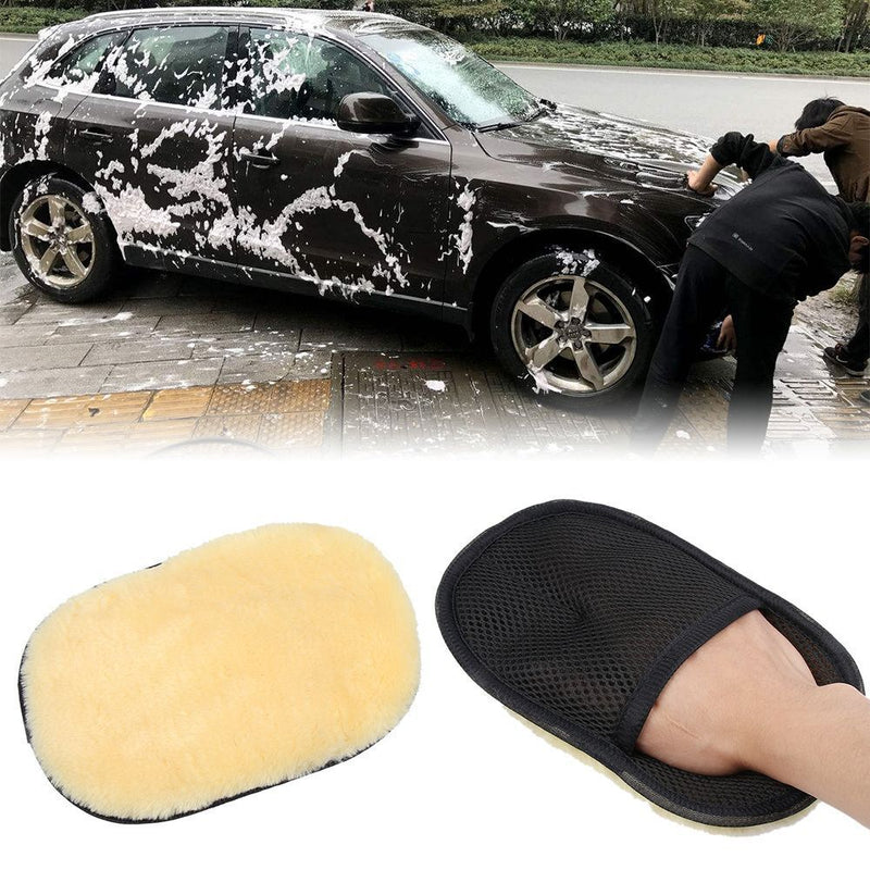 Washing Care Products Wash Gloves Car Style Cleaning Brush Wool Brushes