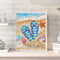Beach Slippers Oil Paint By Numbers DIY Canvas Wall Art Picture Craft Home De